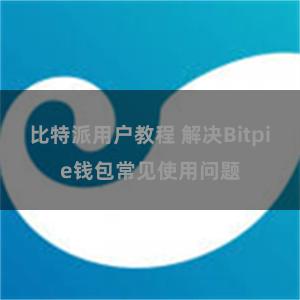 比特派用户教程 解决Bitpie钱包常见使用问题