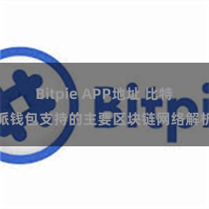 Bitpie APP地址 比特派钱包支持的主要区块链网络解析