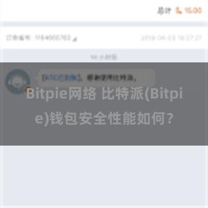 Bitpie网络 比特派(Bitpie)钱包安全性能如何？