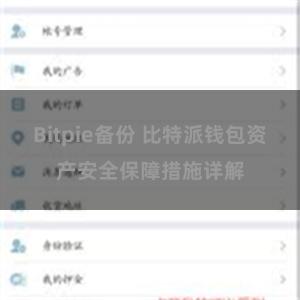 Bitpie备份 比特派钱包资产安全保障措施详解