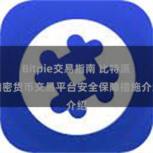 Bitpie交易指南 比特派加密货币交易平台安全保障措施介绍