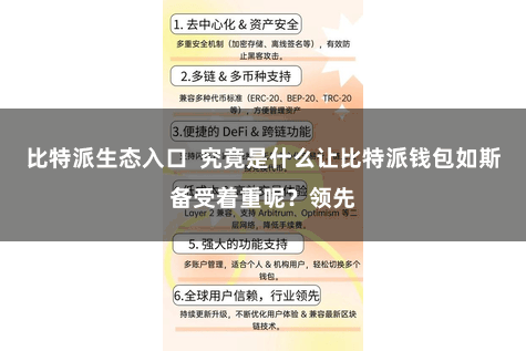 比特派生态入口  究竟是什么让比特派钱包如斯备受着重呢？领先