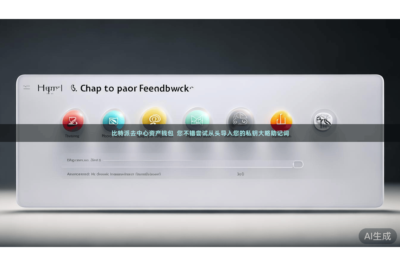 比特派去中心资产钱包  您不错尝试从头导入您的私钥大略助记词