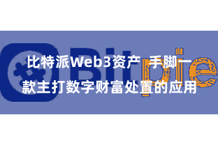 比特派Web3资产  手脚一款主打数字财富处置的应用