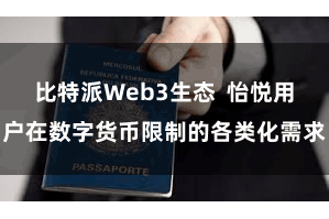 比特派Web3生态  怡悦用户在数字货币限制的各类化需求
