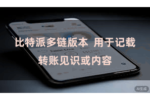 比特派多链版本  用于记载转账见识或内容